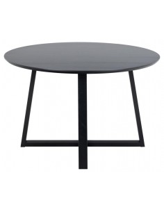 rundt spisebord sort 2