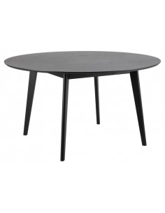 rundt spisebord sort 140