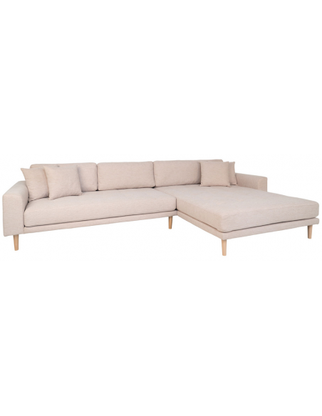 chaiselong sofa beige