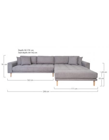 billig sofa chaiselong