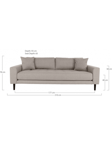 3-personers sofa