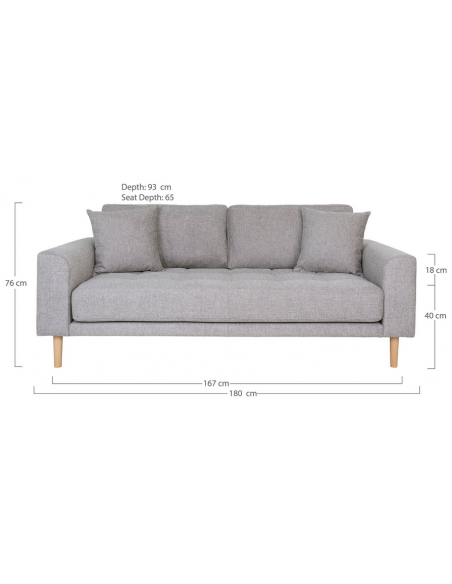 2 personers sofa