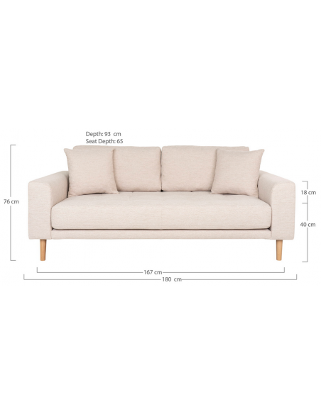 2 personers sofa