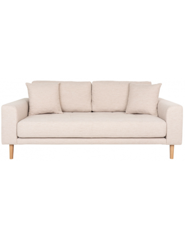 LIDE 2-personers sofa i polyester 180 x 93 cm - Natur/Sand