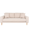 LIDE 2-personers sofa i polyester 180 x 93 cm - Natur/Sand