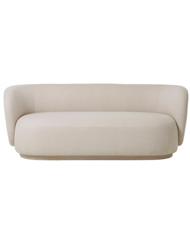 KONOS 2-personers sofa i polyester 180 x 86 cm - Sand