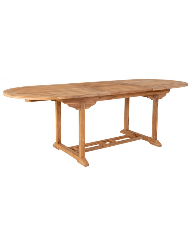 SALA Havebord med udtræk i teaktræ H75 x B180 - 240 x D90 cm - Teak