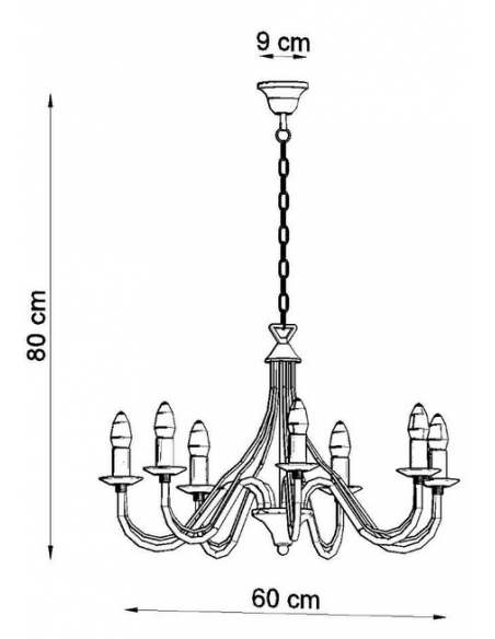 Lysekrone sort