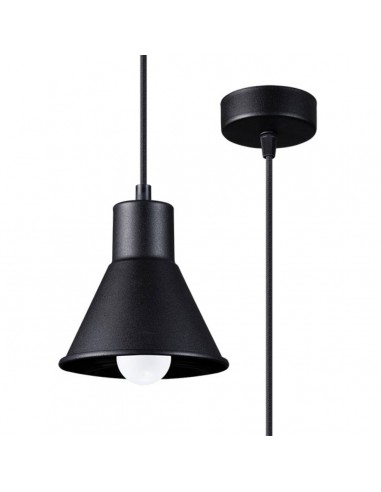 billig loftlampe sort