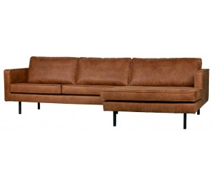 3-personers sofa i ægte læder B277 cm - Vintage cognac 2