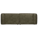 Moderne 3,5 personers sofa i læder 246 x 96 cm - Cognac