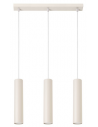 LAGOS Loftlampe i stål 45 x 5 cm 3 x GU10 - Beige