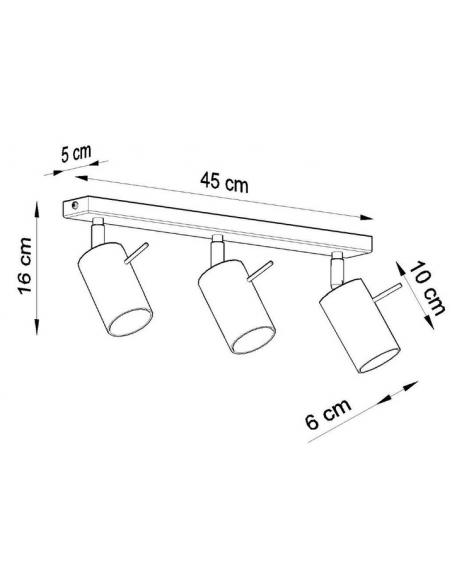 loftlampe skinnespot