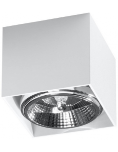 påbygningsspots hvid