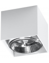 BLAKE Påbygningsspot i aluminium H11 x B12 x D12 cm 1 x GU10/ES111 - Hvid