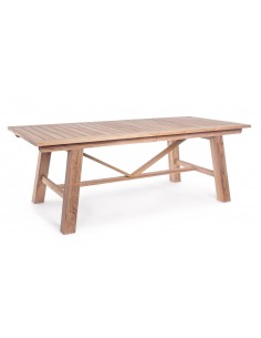 havebord med udtræk træ teak 2