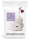 Simplehuman affaldsposer KODE T 40 stk., 3 liter