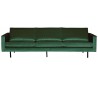 Rodeo 3-personers sofa i velour B277 cm - Grøn