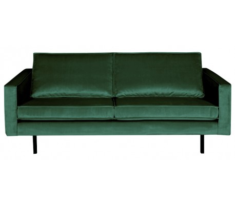 Rodeo 2,5-personers sofa i velour B190 cm – Grøn
