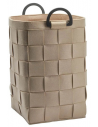 DIX Vasketøjskurv i genanvendt polyester filt og bambus H57,5 x B34 x D34 cm - Beige