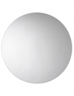 rundt spejl badeværelse