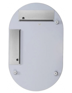 ovalt spejl badeværelse 2