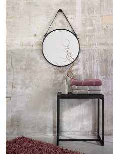 rundt spejl med rem 2