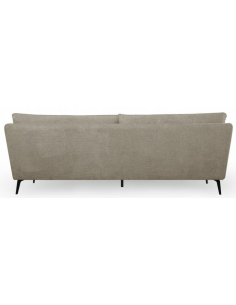 sofa til 3 personer i brun stof komfortabel sofa 2