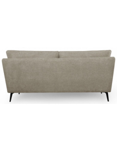 sofa til 2 personer i brun stof komfortabel sofa 2