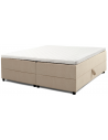 SPACE Kontinentalseng med opbevaring i corduroy u/topmadras 180 x 200 cm - Beige