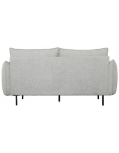 sofa til 2 personer i grå stof komfortabel 2