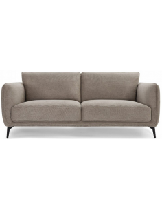 sofa til 3 personer i beige stof komfortabel