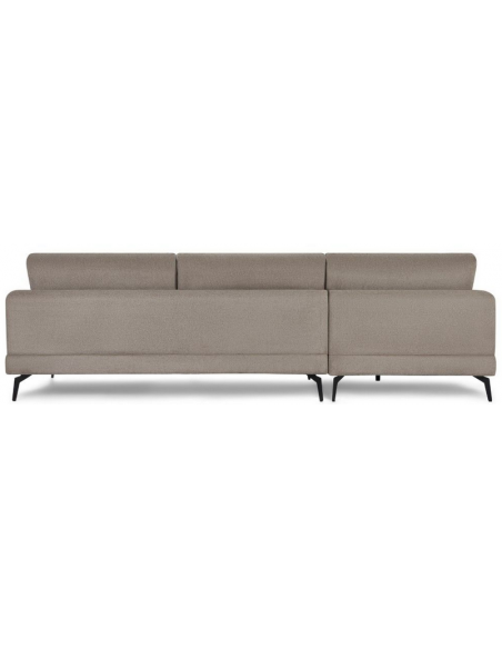 hjørnesofa med chaiselong venstrevendt stof beige