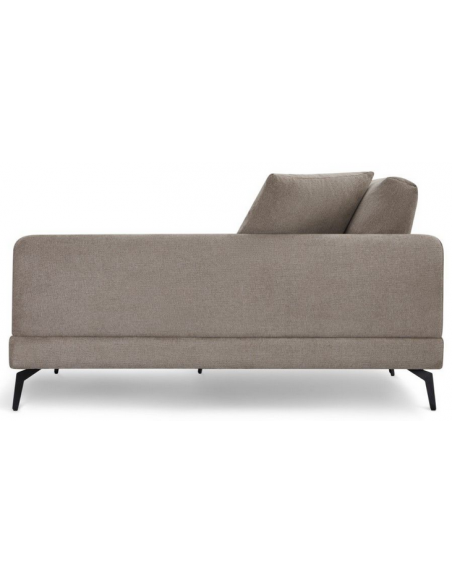 hjørnesofa med chaiselong højrevendt stof beige