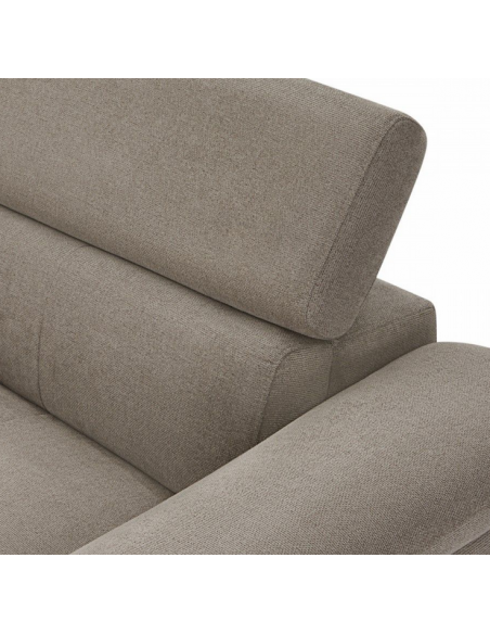 hjørnesofa med chaiselong venstrevendt stof beige