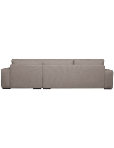 chaiselong sofa højrevendt stof brun komfortabel 2