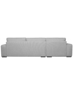 chaiselong sofa venstrevendt stof grå komfortabel 2
