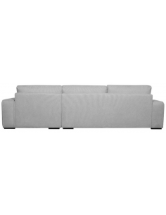 chaiselong sofa højrevendt stof grå komfortabel 2