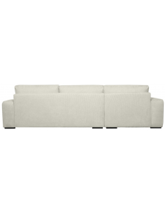 chaiselong sofa venstrevendt stof beige komfortabel 2
