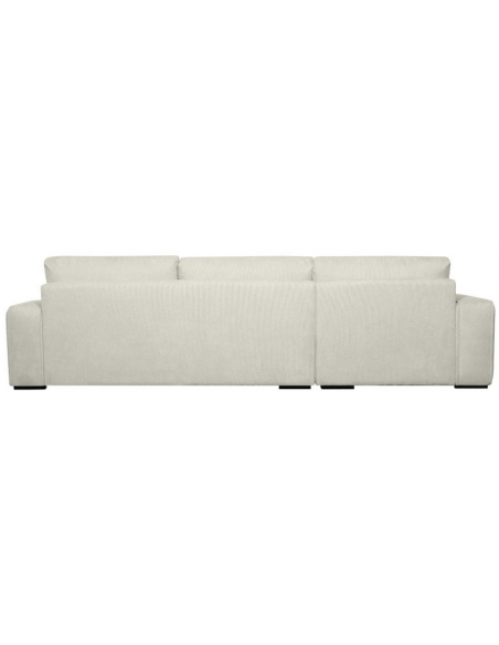 chaiselong sofa venstrevendt stof beige komfortabel