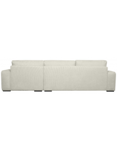 chaiselong sofa højrevendt stof beige komfortabel 2