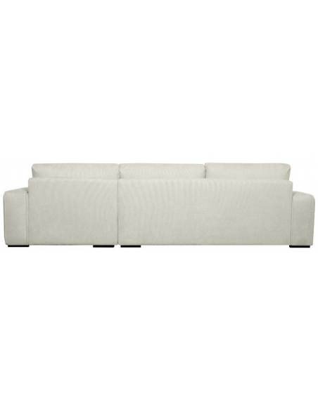 chaiselong sofa højrevendt stof beige komfortabel