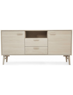 skænk egetræ eg lys hvid olieret