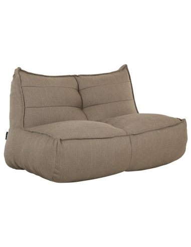 SCOPPIOS Havesofa i olefin med skumfyld 120 x 118 cm - Meleret taupe