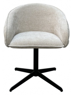 Spisebordsstol med armlæn og drejefod 2