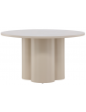 LIVIA Rundt sofabord i mdf H45 x Ø80 cm - Beige