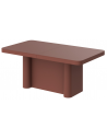 PORTOFINO Spisebord med udtræk i MDF 160 - 412 x 100 cm - Mat bordeaux