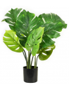 Kunstig Monstera plante H70 cm - Grøn