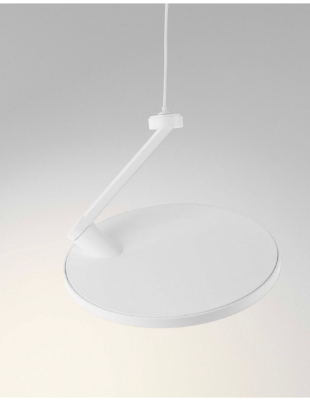 pendellampe loftlampe hvid led design spisebord