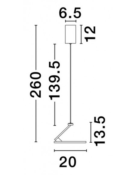 pendellampe loftlampe hvid led design spisebord